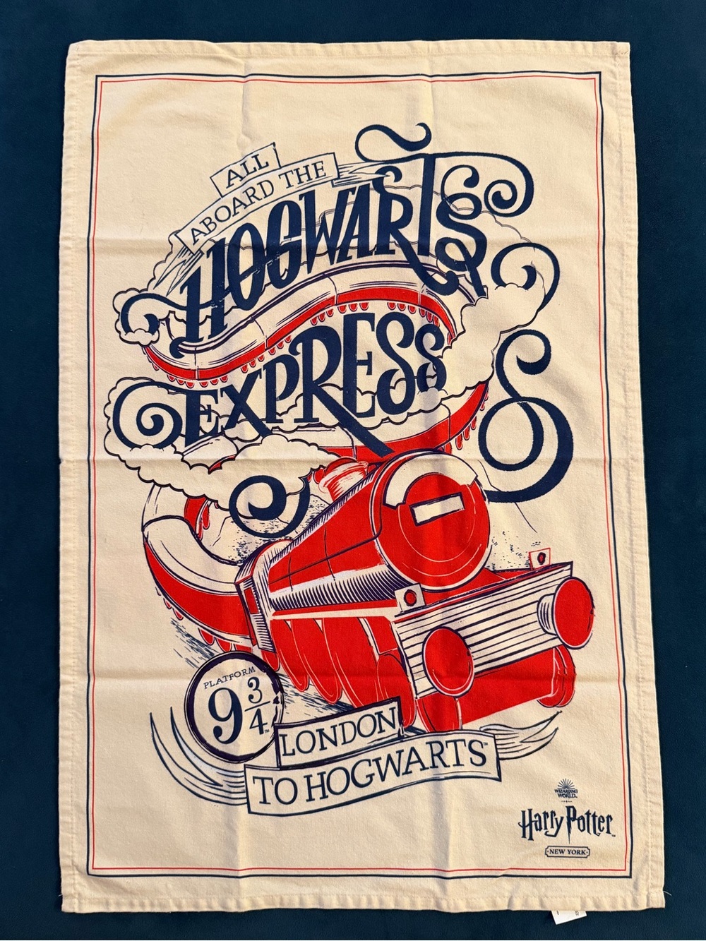 NWOT - Hogwarts Express Tea Towell